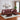 Conjunto seccional + otomana de PU F094B