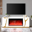 A904 TV STAND W/FIREPLACE