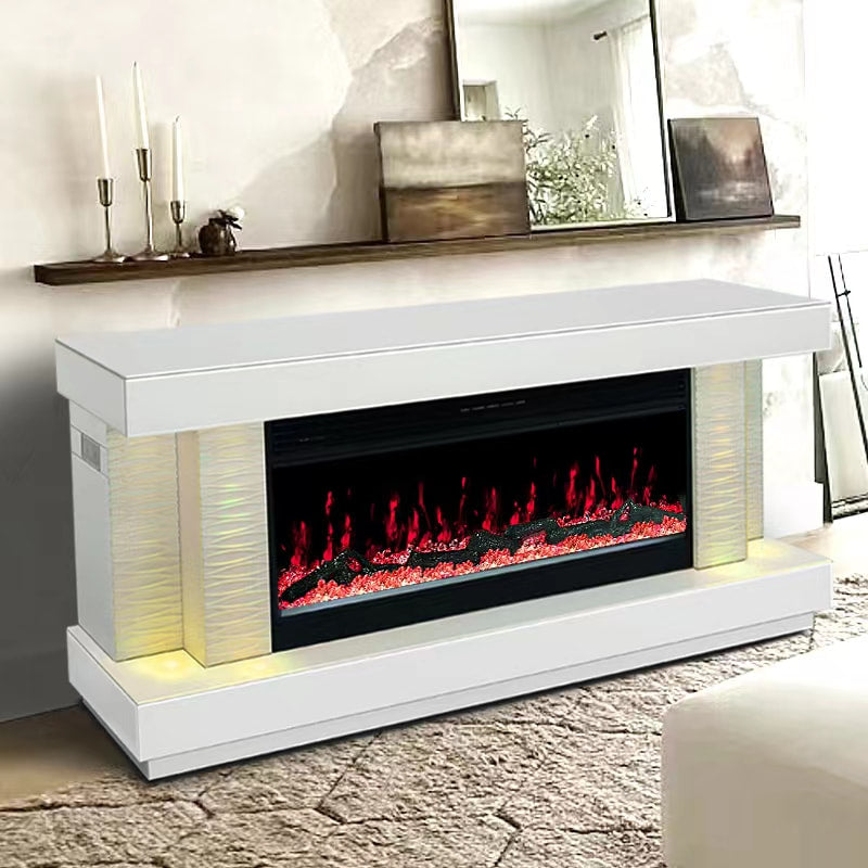 A91 MUEBLE DE TV CON CHIMENEA