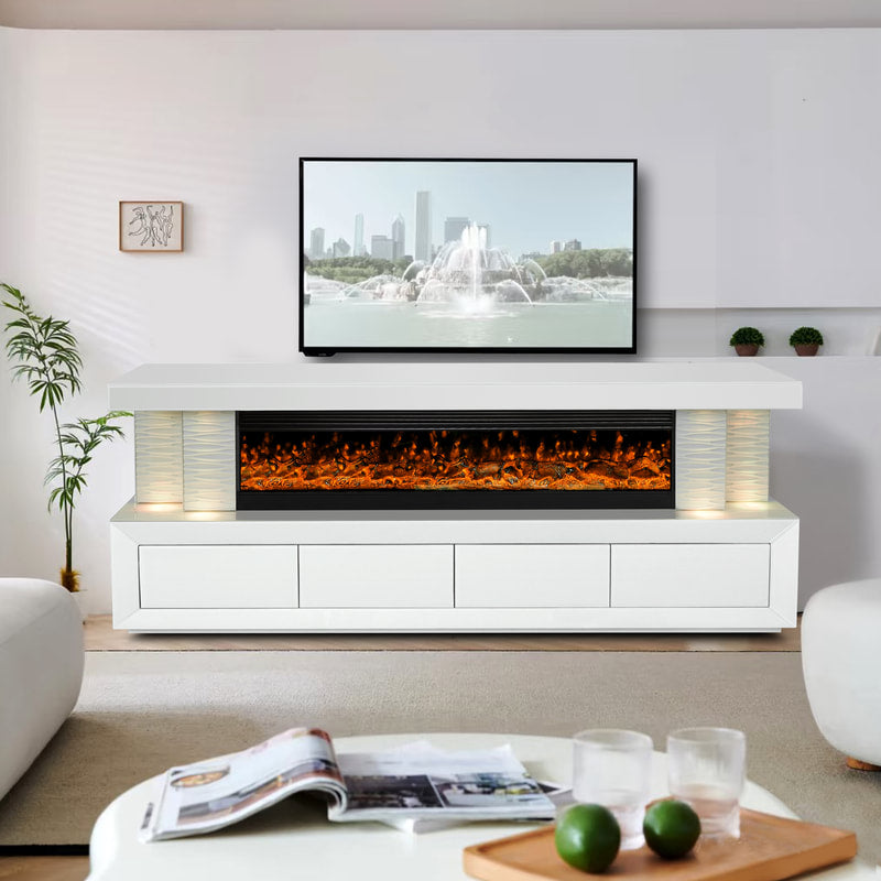 A97 MUEBLE DE TV CON CHIMENEA