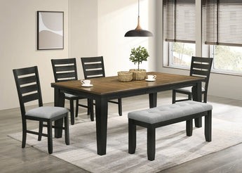 2152WC BARDSTOWN WHEAT CHARCOAL DINING SET