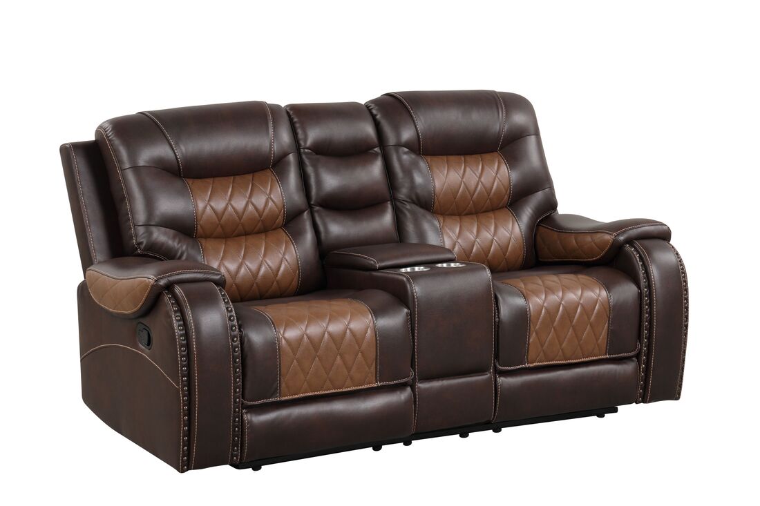 Ashley1001 Oversized Brown Reclining Set