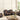 Ashley1001 Oversized Brown Reclining Set