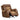 Ashley1002 Juego reclinable marrón extragrande