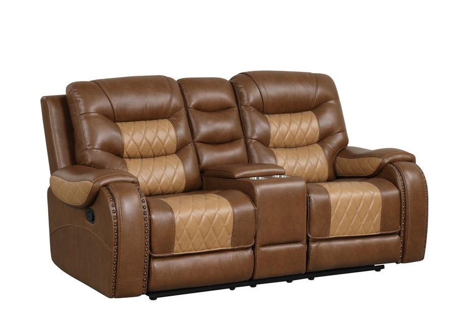 Ashley1002 Oversized Brown Reclining Set