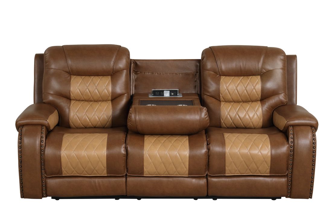 Ashley1002 Oversized Brown Reclining Set