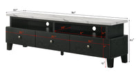4811-9 ALINA BLACK TV STAND