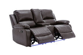 Conjunto reclinable Daytona marrón