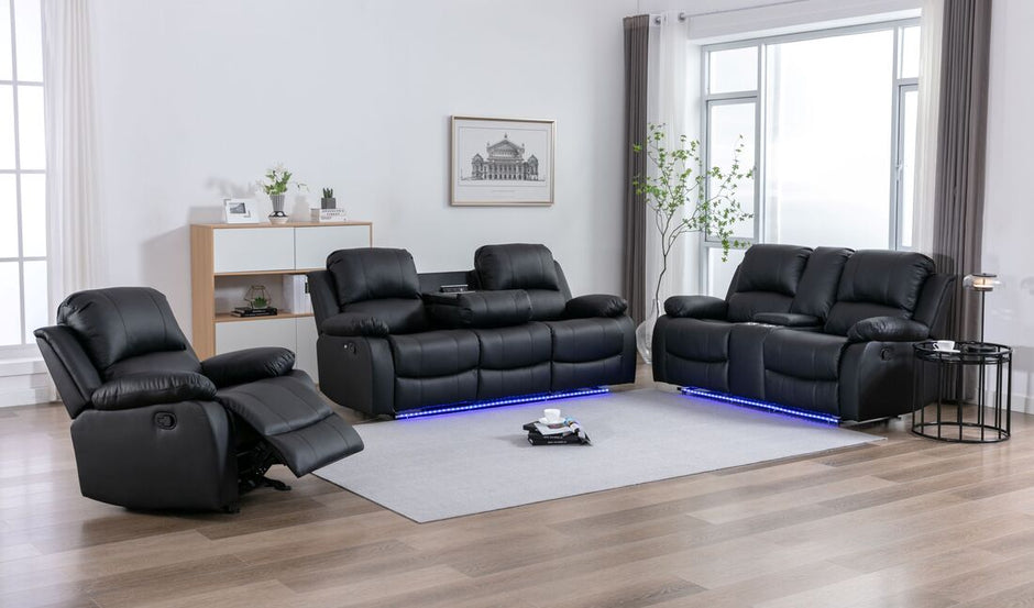 Conjunto reclinable Daytona negro