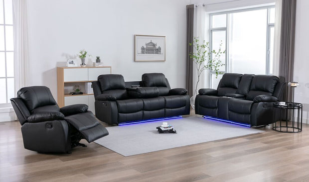 Conjunto reclinable Daytona negro