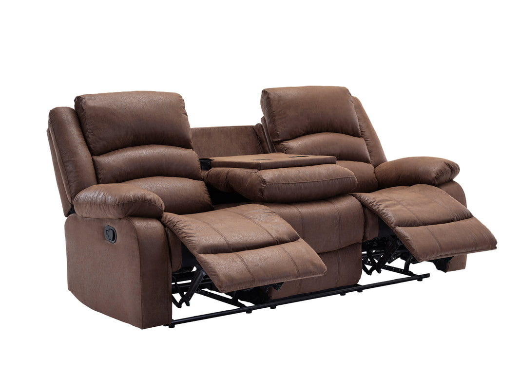 Dynamo2 PALOMINO Brown Reclining Set