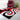 Alfombra Colibri Shaggy 3D roja 555