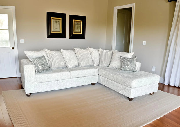 600 White Sectional