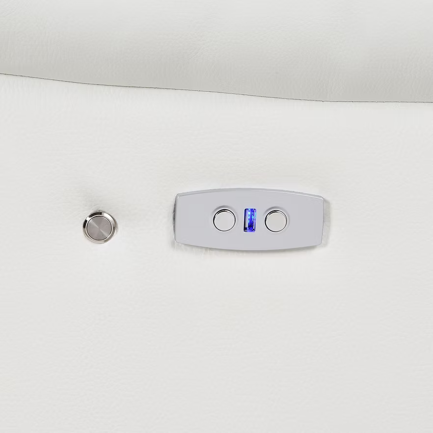 Sillón reclinable seccional Sonic White S8787