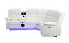 Sillón reclinable seccional Sonic White S8787