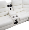 Sillón reclinable seccional Sonic White S8787