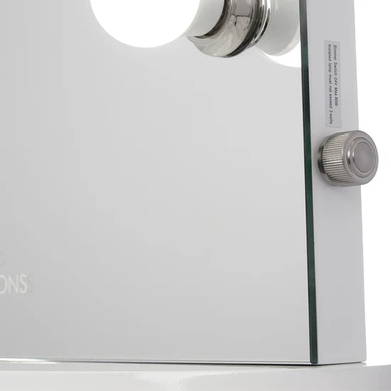 ESPEJO DE CORTE ANCHO STARLIGHT BLANCO 