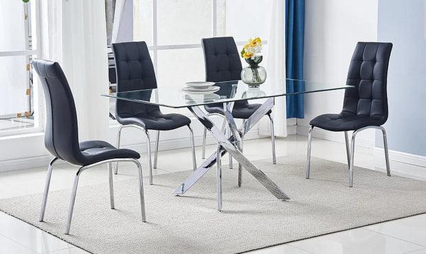 DT7003-RBLK Juego de comedor Brilliance Black