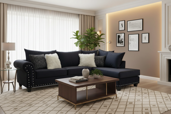220 Black Sectional Nailheads