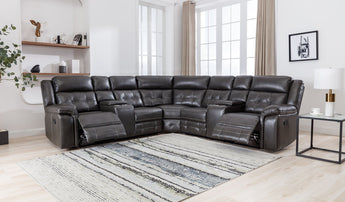 Jacob Grey Reclining Sectional