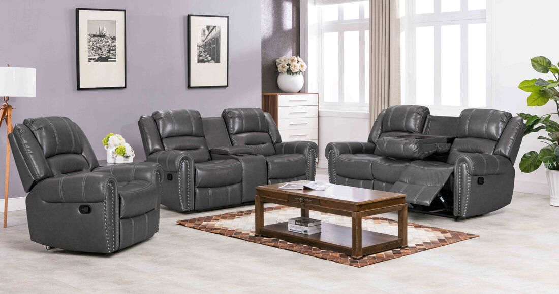 Lexington2023 Grey Reclining Set