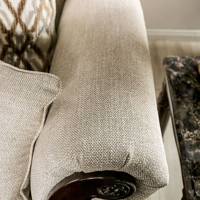 SM7764 SOFÁ + LOVESEAT GIARDINO BEIGE 