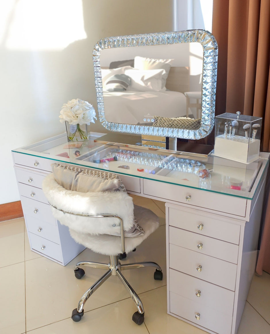 Espejo de tocador RGB con paisaje de la colección Bling