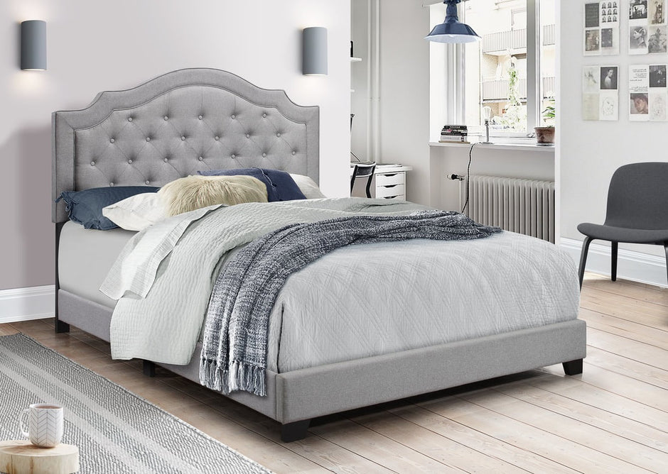 Cama Starbed de lino gris