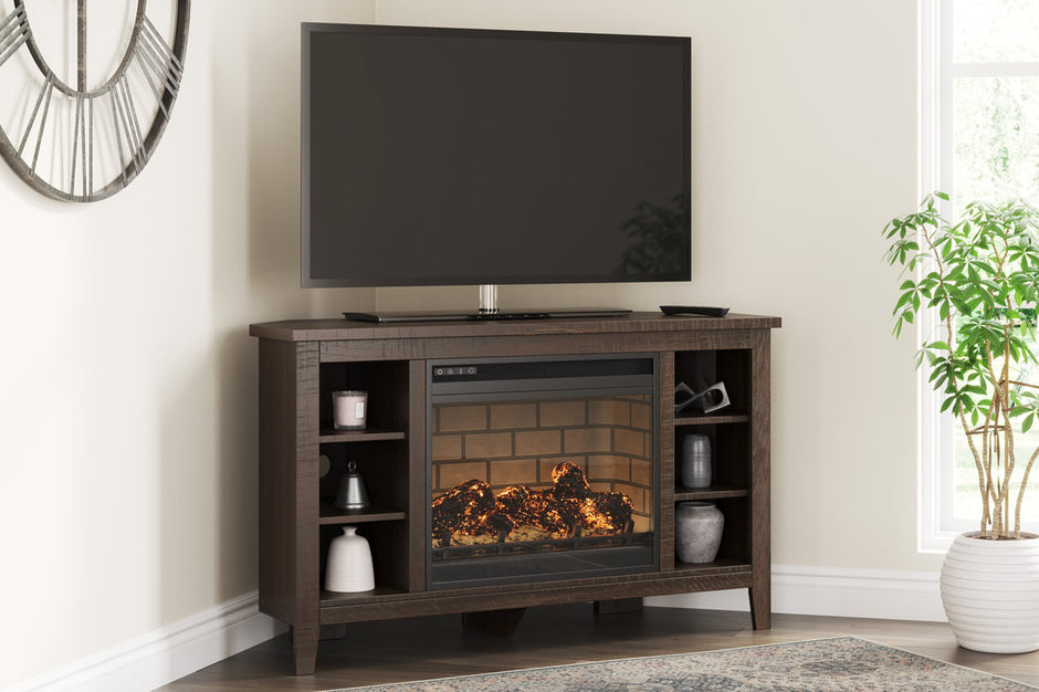 Mueble de TV con chimenea Ashley W283W6 Brown Camiburg