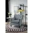 Silla decorativa gris 1297GY 