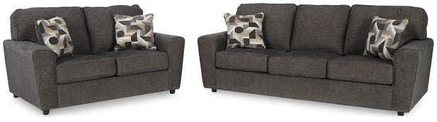 Ashley 26804 Cascilla Sofá y loveseat gris