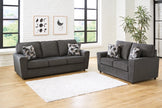 Ashley 26804 Cascilla Sofá y loveseat gris