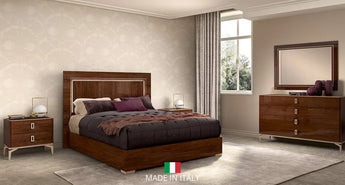 LED Eva Brown Bedroom Set