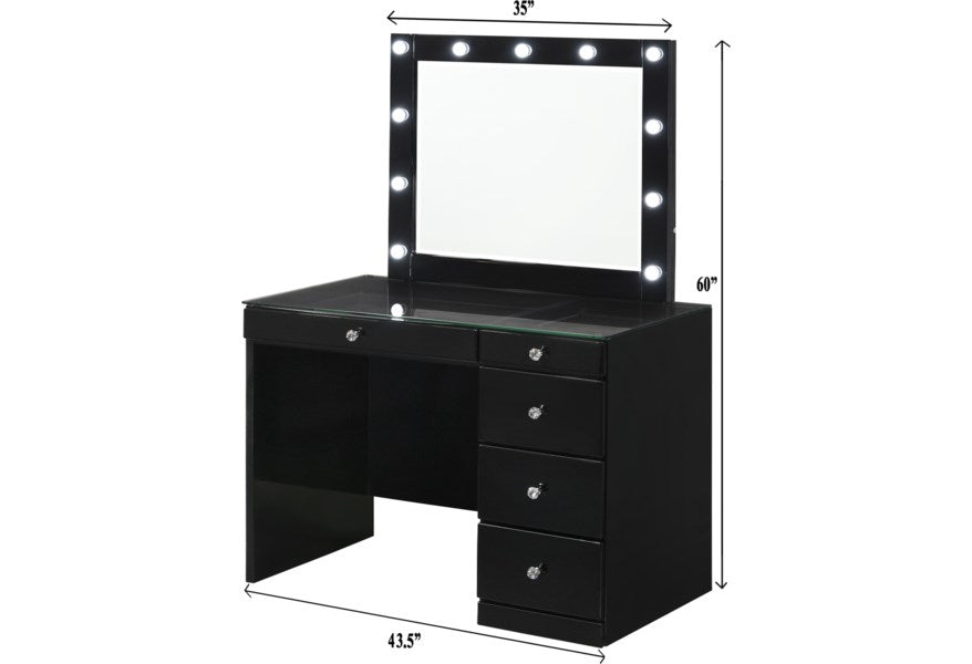 B4851BKSET JUEGO DE TOCADOR MORGAN