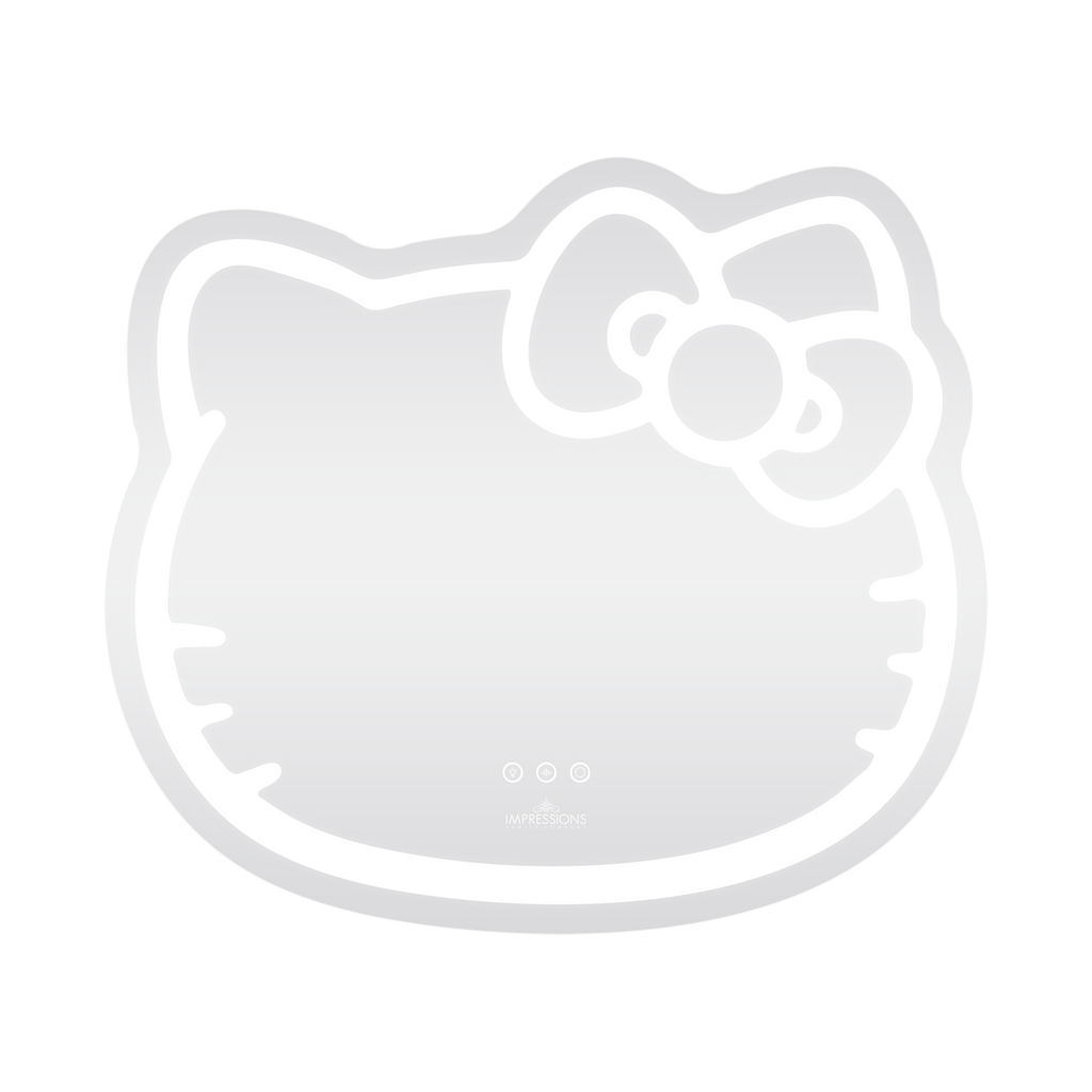 Espejo de pared LED de Hello Kitty
