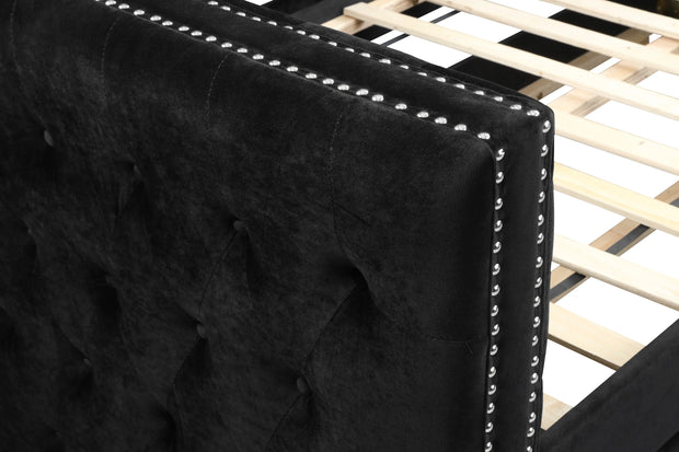 5335BK TRINA CAMA NEGRA