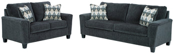 Ashley 83905 Abinger Juego de sofá y loveseat gris oscuro