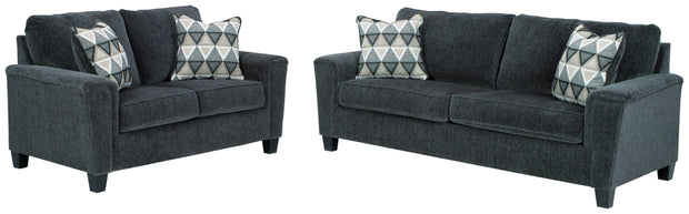 Ashley 83905 Abinger Juego de sofá y loveseat gris oscuro