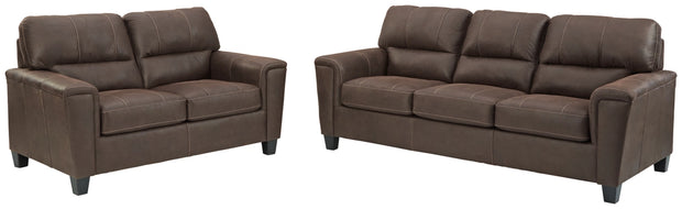 Ashley 94003 Navi Sofá y loveseat marrón
