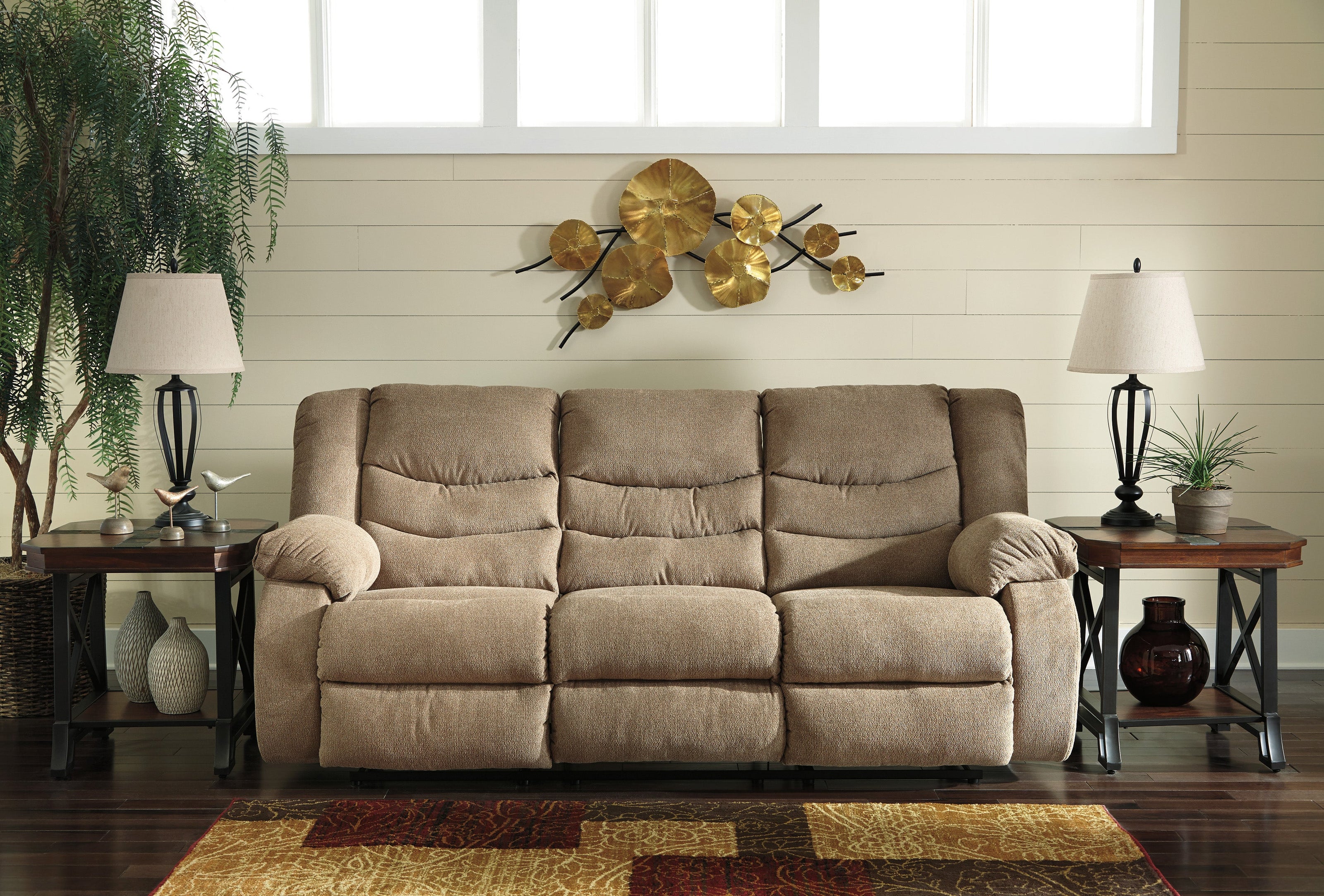Ashley 98604 Tulen Mocha Recliner Set