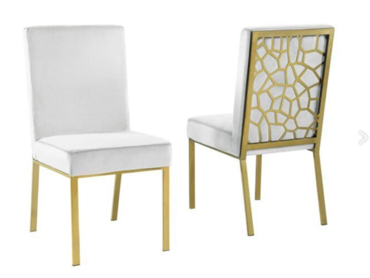 Juego de comedor blanco D750CRM