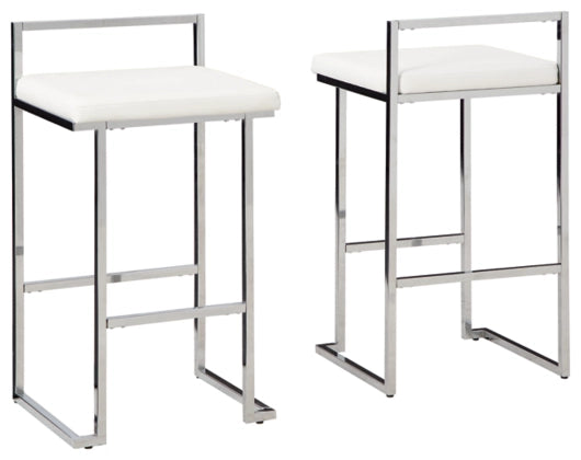 Ashley D275-730 Madanere Taburete de bar blanco