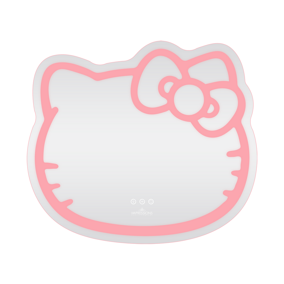 Espejo de pared LED de Hello Kitty