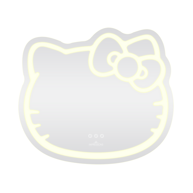 Espejo de pared LED de Hello Kitty