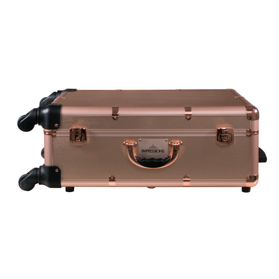 Estuche de viaje SlayCase® XL con diseño de oro rosa brillante