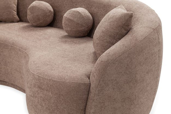 Bonita Mocha Boucle Sofa & Loveseat