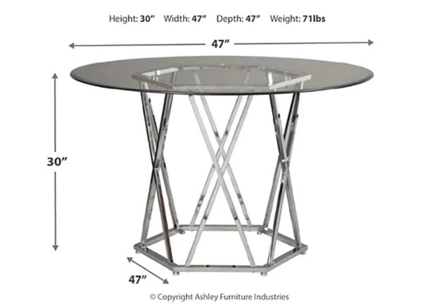 Juego de comedor Ashley D275 Madanere