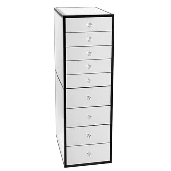 SLAYSTATION PREMIUM MIRRORED 9 DRAWERS VANITY STORAGE UNIT