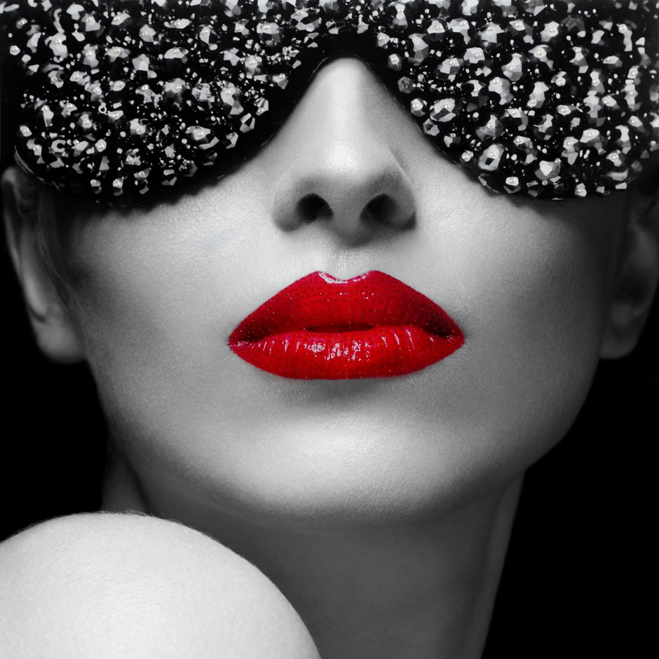 Vidrio templado con lámina y diamantes de imitación - Pantallas