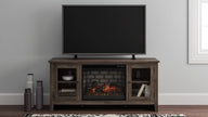 Ashley W275W3 Arienbry TV Stand with Fireplace
